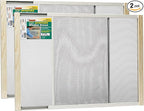 Frost King 2AWS1837 WB Marvin Adjustable Window Screen, 18in High x Fits 21-37in Wide (2 Pack)